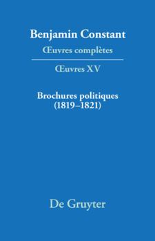 Hardcover Brochures politiques (1819–1821) (French Edition) [French] Book