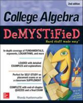 Paperback College Algebra Demystified Book