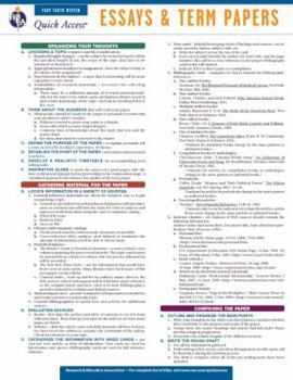 Misc. Essays & Term Papers Book