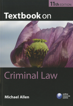 Paperback Textbook on Criminal Law Book