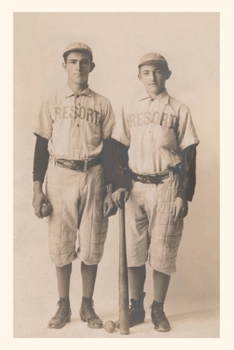 Paperback Vintage Journal Old Time Baseball Players Book