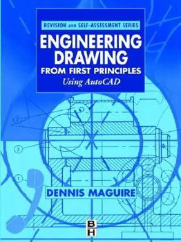 Paperback Engineering Drawing from First Principles: Using AutoCAD Book