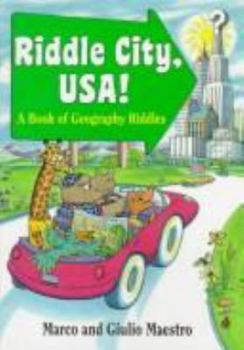 Hardcover Riddle City, USA!: A Book of Geography Riddles Book