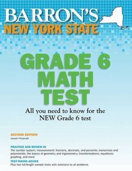 Paperback New York State Grade 6 Math Test Book