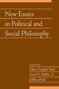 New Essays in Political and Social Philosophy: Volume 29, Part 1 - Book  of the Social Philosophy and Policy