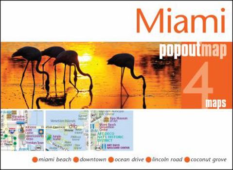 Map Miami Popout Map: Handy Pocket-Size Pop-Up Map of Miami Book