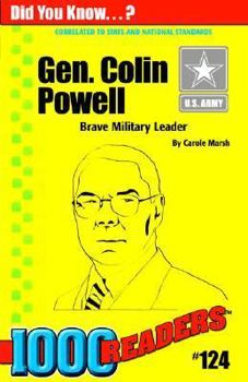Paperback General Colin Powell: Brave Military Leader (124) (1000 Readers) Book