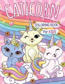 Paperback Caticorn Coloring Book for Kids Book