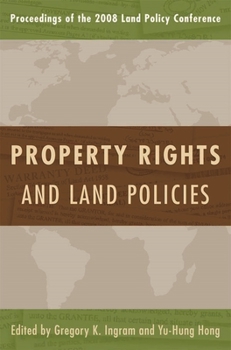 Paperback Property Rights and Land Policies Book