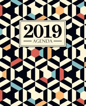 Paperback Agenda 2019: 19x23cm: Agenda 2019 Semainier: Motif G [French] Book