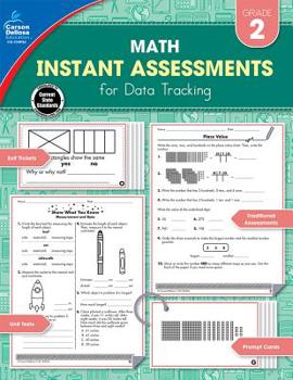 Paperback Instant Assessments for Data Tracking, Grade 2: Math Book