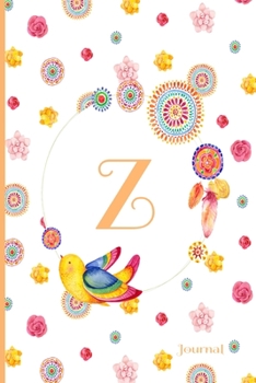 Z Journal: Cute Initial Monogram Letter Z Journal, Pretty Personalized Diary for Women, Teens and Girls