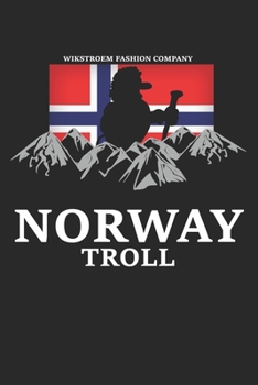 Paperback Wikstroem - Notes: Norway Troll Mountain Hiking - Notebook 6x9 dot grid Book