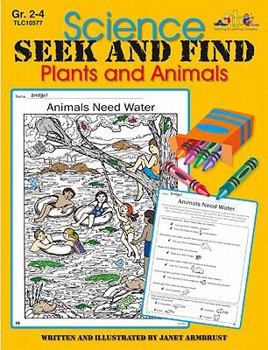 Paperback Science Seek and Find: Plants and Animals Book