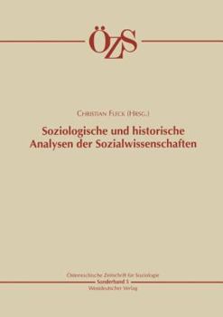 Paperback Soziologische Und Historische Analysen Der Sozialwissenschaften [German] Book