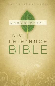 Hardcover Large Print Reference Bible-NIV [Large Print] Book