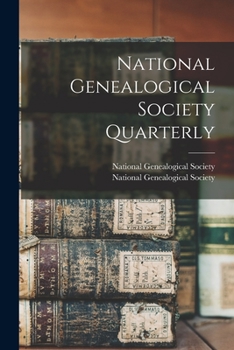 Paperback National Genealogical Society Quarterly Book