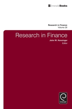 Hardcover Research in Finance Book