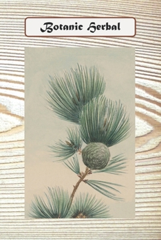 Botanic Herbal: Empty Sketch Pages Journal / Notebook - 6x9 inches (DIN 5), 100 Pages