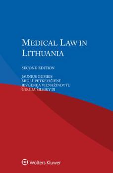 Paperback Medical Law in Lithuania Book