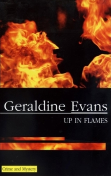 Hardcover Up in Flames [Large Print] Book