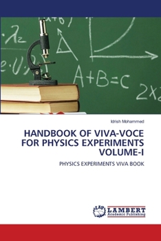 Paperback Handbook of Viva-Voce for Physics Experiments Volume-I Book