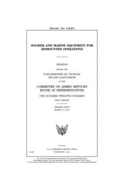Soldier and marine equipment for dismounted operations