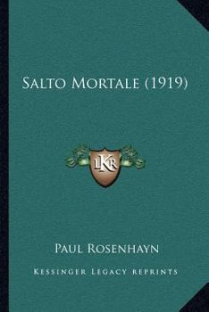 Paperback Salto Mortale (1919) [German] Book