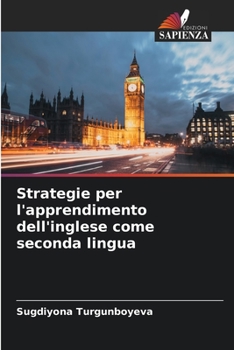 Paperback Strategie per l'apprendimento dell'inglese come seconda lingua [Italian] Book