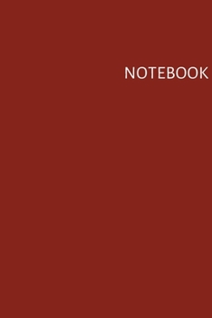 Paperback Notebook: Unlined Notebook - Large (6 x 9 inches) - 100 sheets Book