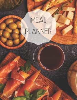 Meal Planner: Track and plan your food weekly, contains shopping list
