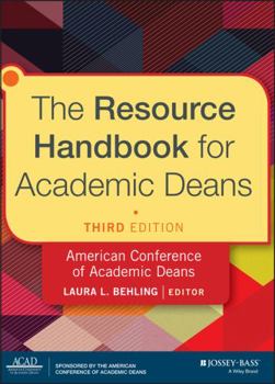 Hardcover The Resource Handbook for Academic Deans Book