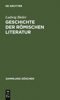 Hardcover Geschichte der römischen Literatur [German] Book