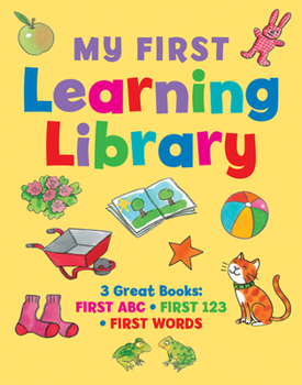 Hardcover My First Learning Library: 3 Great Books: First Abc, First 123, First Words Book