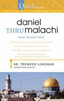 Paperback Daniel Thru Malachi: God's Promises on Display Book
