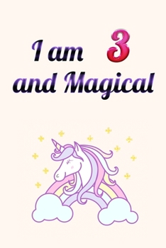 Paperback I am 7 and Magical: Unicorn Journal Notebook for Birthday Girls ! Unicorn Journal or Unicorn blank Notbook Book