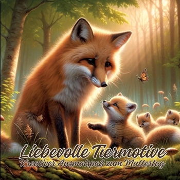 Liebevolle Tiermotive: Kreativer Ausmalspaß zum Muttertag (German Edition)