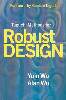 Paperback Taguchi Methods for Robust Design Book