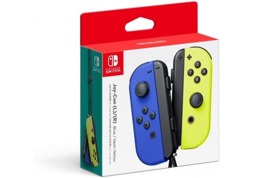Game - Nintendo Switch Switch Joy-Con Blue (Left) & Yellow (Right) Book
