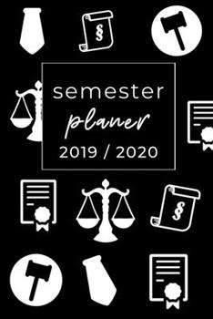 Semester Planer 2019 / 2020: A5 Coole Geschenkidee PLANER zum Studium | Notizbuch für Studenten | Studienbeginn | Erstes Semester | Pruefung | Geburtstag | Terminkalender (German Edition)