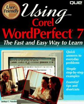 Paperback Using Corel Wordperfect 7 Book