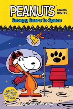 Paperback Snoopy Soars to Space: Peanuts Graphic Novels Book