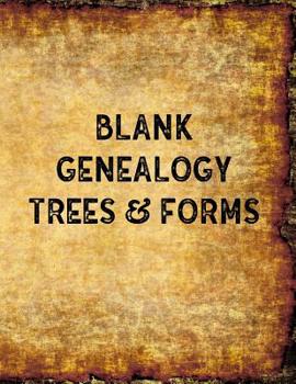 Paperback Blank Genealogy Trees & Forms Book
