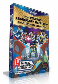 Paperback The Voltron Legendary Defender Chapter Book Collection: The Rise of Voltron; Battle for the Black Lion; Space Mall; The Blade of Marmora Book