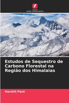 Paperback Estudos de Sequestro de Carbono Florestal na Região dos Himalaias [Portuguese] Book