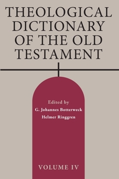 Paperback Theological Dictionary of the Old Testament, Volume IV: Volume 4 Book