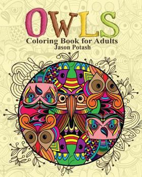 Paperback Owls Coloring Book for Adults Book