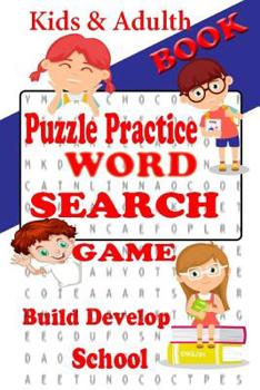 Paperback Puzzle Practice Book: Exciting Word Search Have students compete for a homework Beginning Dream Education Skill Activity ooks Leaning Prepar Book