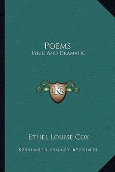 Paperback Poems: Lyric And Dramatic Book