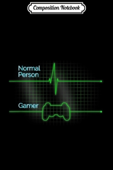 Paperback Composition Notebook: Gamer Heartbeat Journal/Notebook Blank Lined Ruled 6x9 100 Pages Book